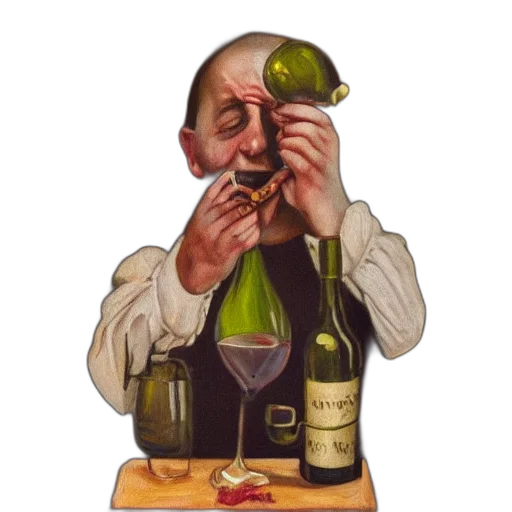 bottle, face, food, mask transparent PNG cut-out
