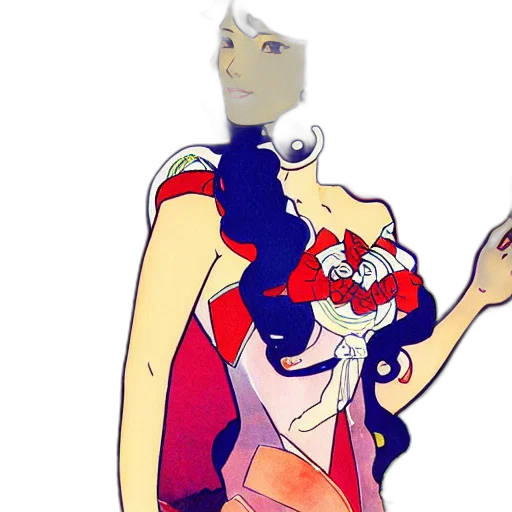 crown, dress, mask, staff transparent PNG cut-out