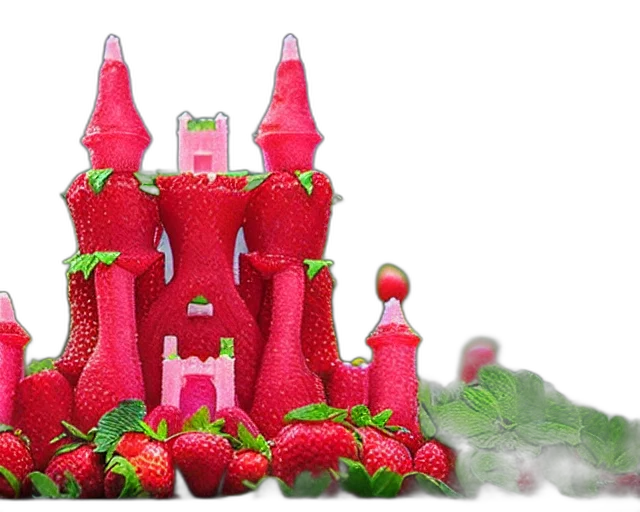 crown, food, 3d render, concept art transparent PNG cut-out