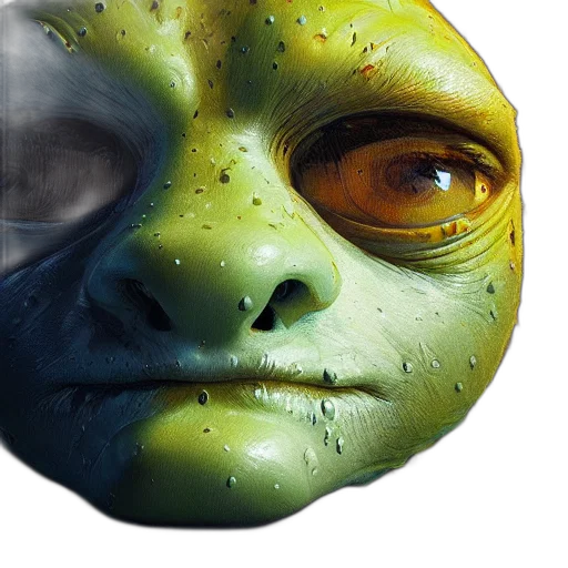 mask, face, creature, robot transparent PNG cut-out