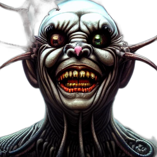 face, mask, creature, staff transparent PNG cut-out