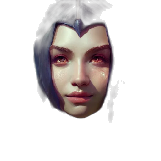 face, mask, crown, robot transparent PNG cut-out