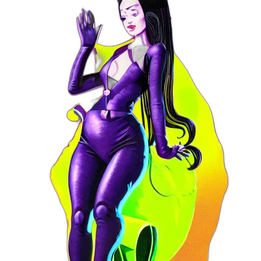 dress, comic book art, concept art, fantasy art transparent PNG cut-out
