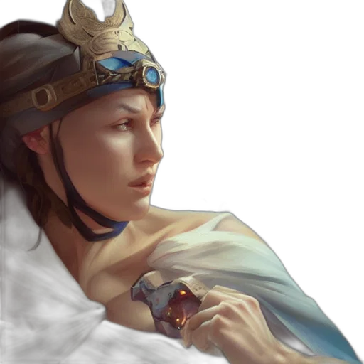 jewelry, crown, sword, face transparent PNG cut-out