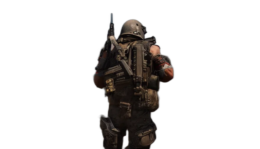 weapon, staff, jacket, animal transparent PNG cut-out