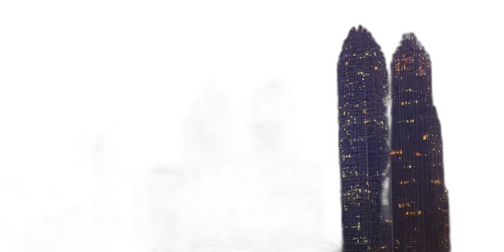 building, umbrella, staff, robot transparent PNG cut-out