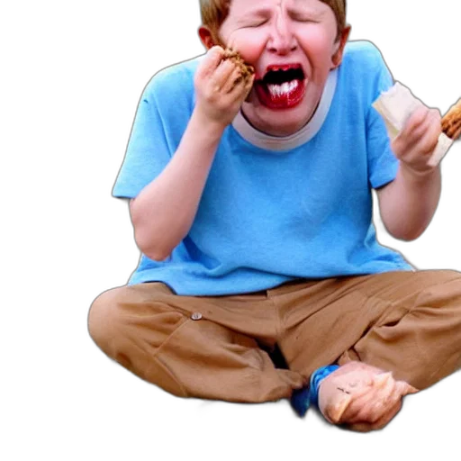 food, face, creature, animal transparent PNG cut-out