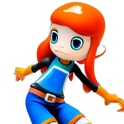 robot, 3d render, concept art, cartoon transparent PNG cut-out