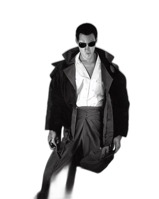 jacket, concept art, photo, portrait transparent PNG cut-out