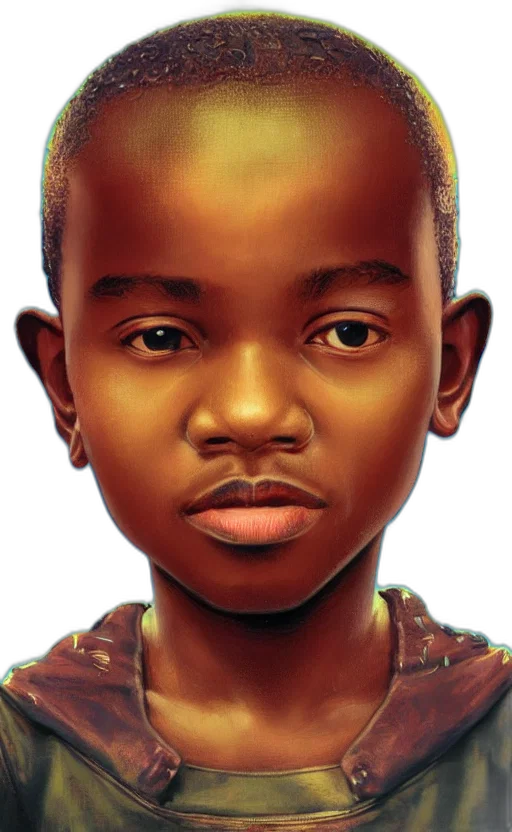 face, animal, photorealistic, oil painting transparent PNG cut-out