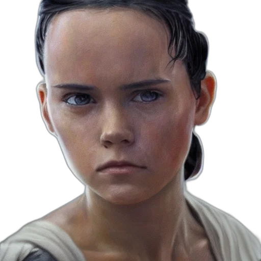 face, weapon, staff, photorealistic transparent PNG cut-out