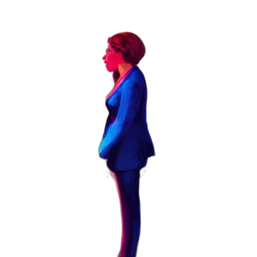 dress, staff, jacket, face transparent PNG cut-out