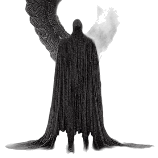 creature, hair, staff, mask transparent PNG cut-out