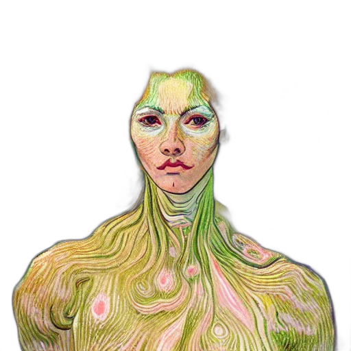 mask, face, dress, hair transparent PNG cut-out