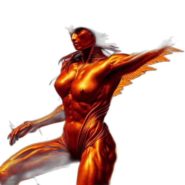 concept art, comic book art, fantasy art, 3d render transparent PNG cut-out