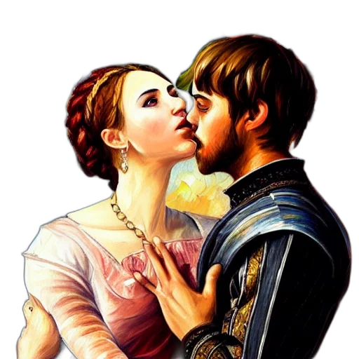 crown, fantasy art, photorealistic, oil painting transparent PNG cut-out