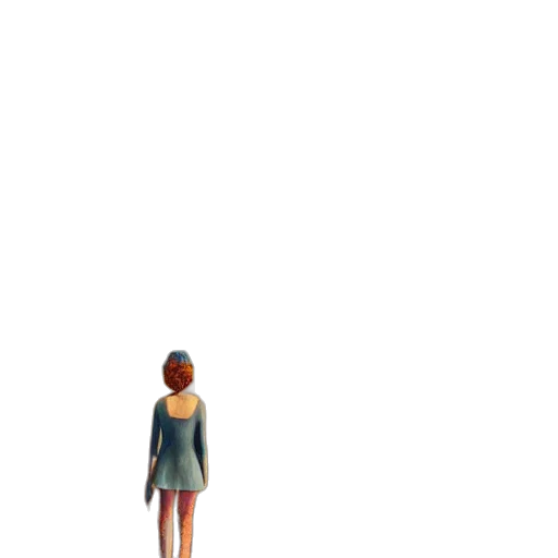 dress, jacket, robot, staff transparent PNG cut-out