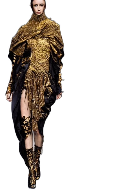 dress, jacket, jewelry, concept art transparent PNG cut-out