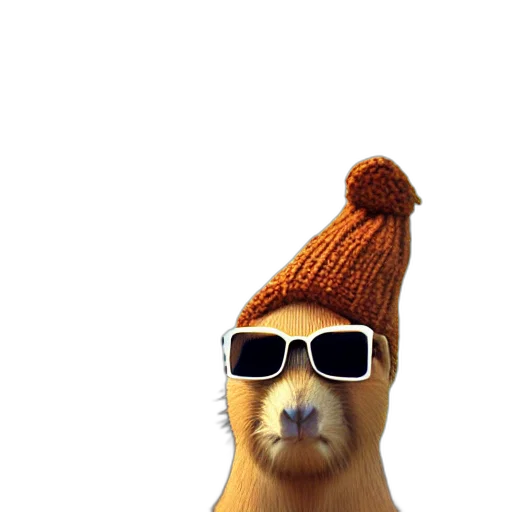 hat, animal, staff, jacket transparent PNG cut-out