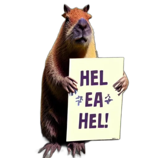 animal, food, hat, creature transparent PNG cut-out