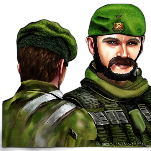 face, weapon, hat, staff transparent PNG cut-out