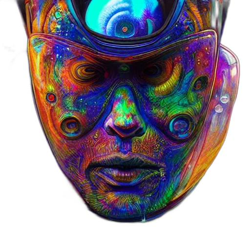 mask, face, robot, hat transparent PNG cut-out