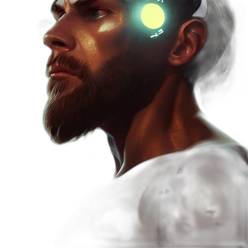 face, robot, mask, crown transparent PNG cut-out