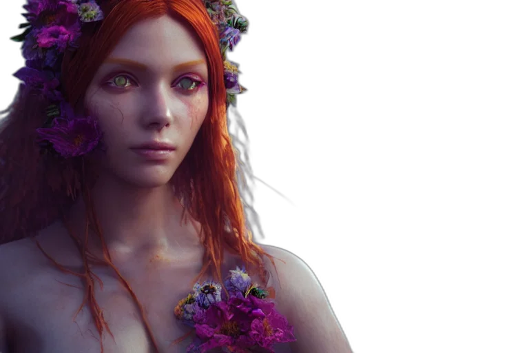 fantasy art, concept art, photorealistic, 3d render transparent PNG cut-out
