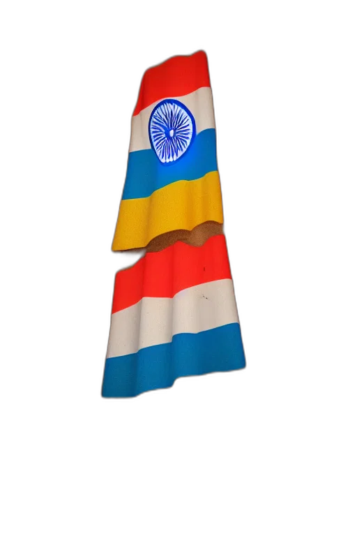 staff, umbrella, 3d render, indian transparent PNG cut-out