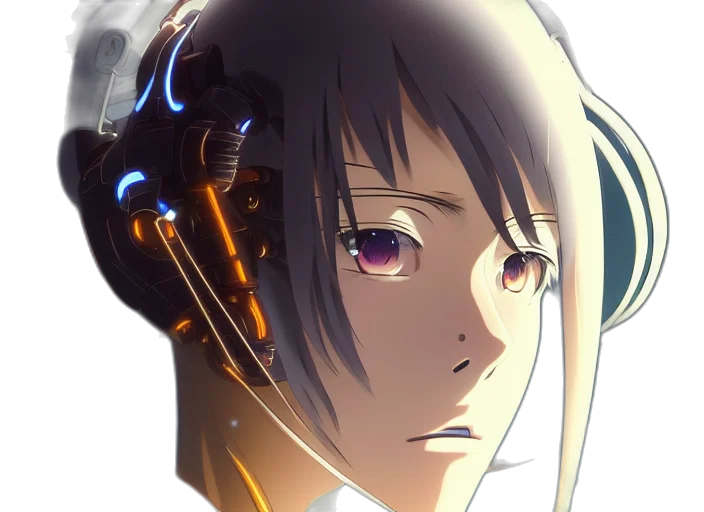 robot, face, mask, weapon transparent PNG cut-out
