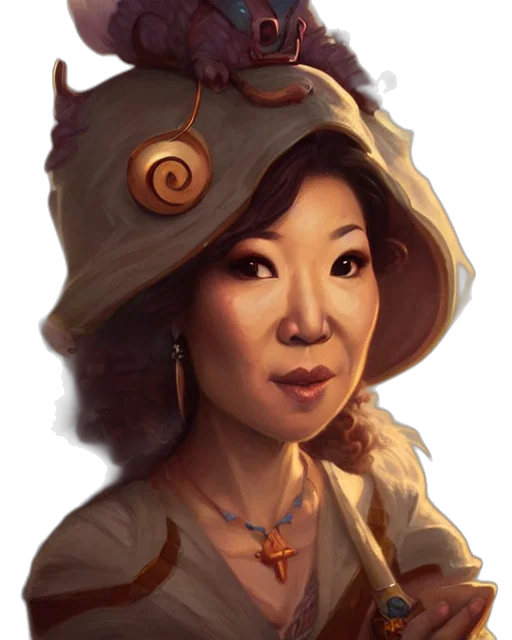 staff, face, concept art, photorealistic transparent PNG cut-out