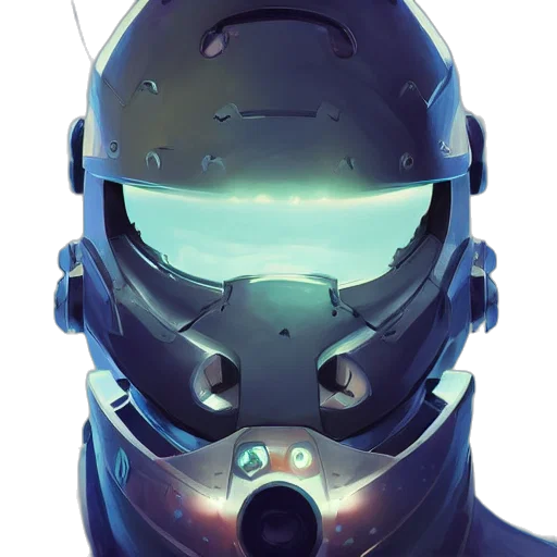 robot, face, mask, weapon transparent PNG cut-out