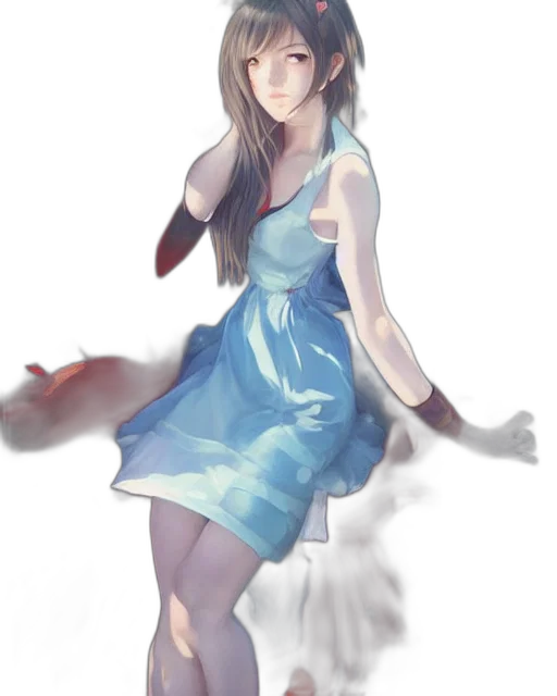 dress, staff, concept art, watercolor transparent PNG cut-out