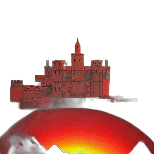 crown, dragon, building, hat transparent PNG cut-out