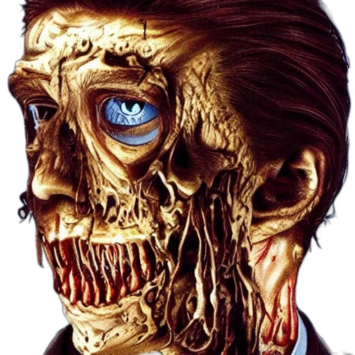 face, mask, robot, creature transparent PNG cut-out