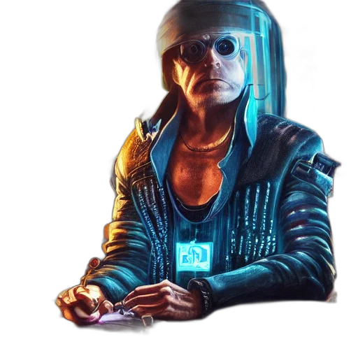 jacket, robot, face, mask transparent PNG cut-out