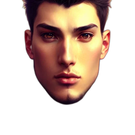 face, mask, hair, creature transparent PNG cut-out