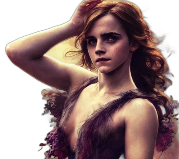 dress, hair, face, fantasy art transparent PNG cut-out