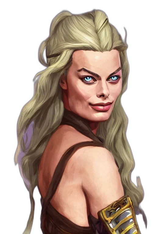 face, fantasy art, concept art, comic book art transparent PNG cut-out