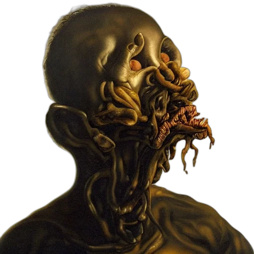 mask, creature, face, concept art transparent PNG cut-out