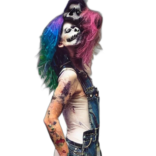 watercolor, cyberpunk, cartoon, concept art transparent PNG cut-out