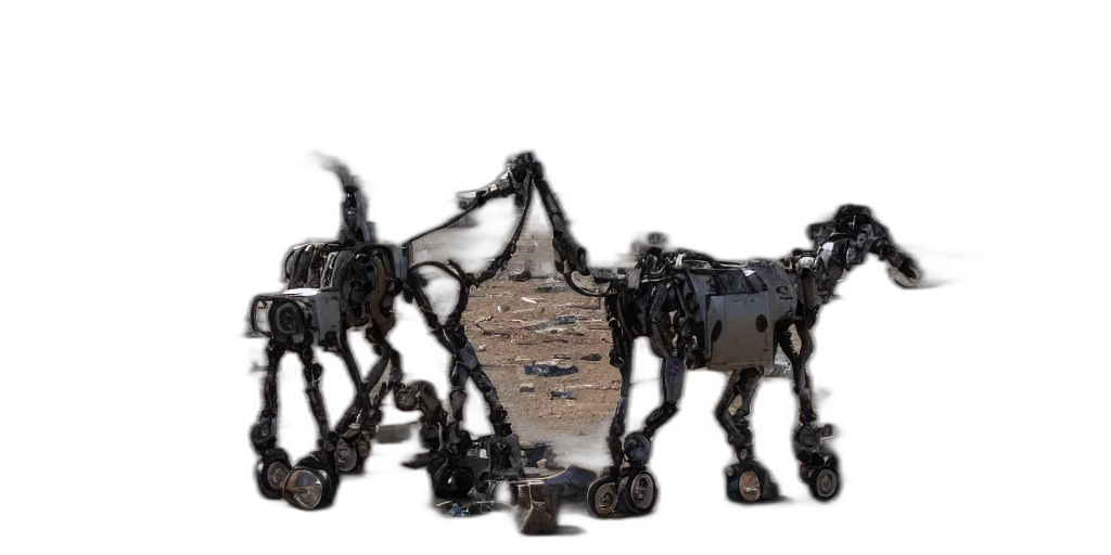 robot, animal, creature, furniture transparent PNG cut-out