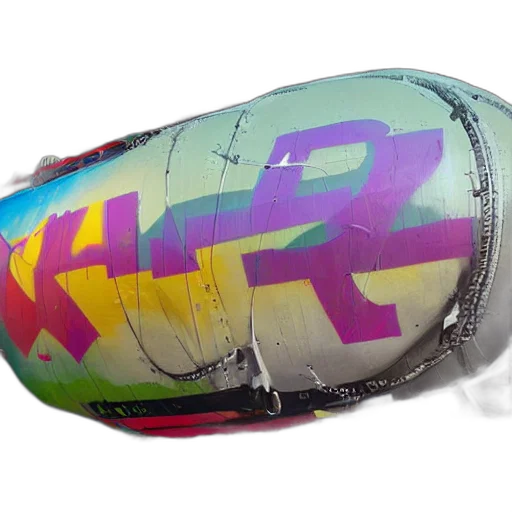 shoes, bottle, weapon, neon transparent PNG cut-out