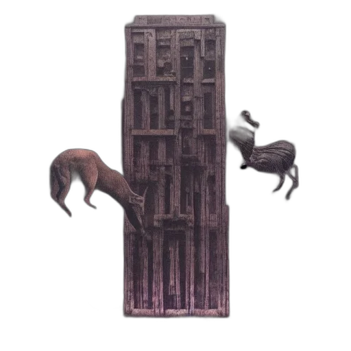 furniture, building, animal, creature transparent PNG cut-out