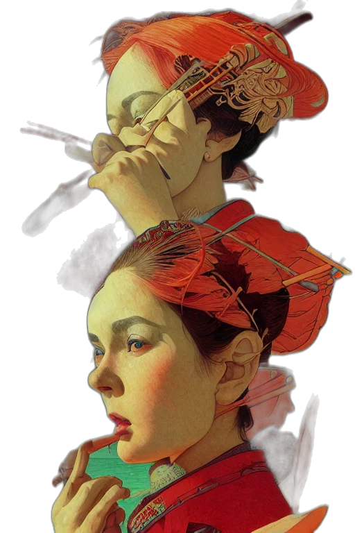 face, crown, mask, umbrella transparent PNG cut-out