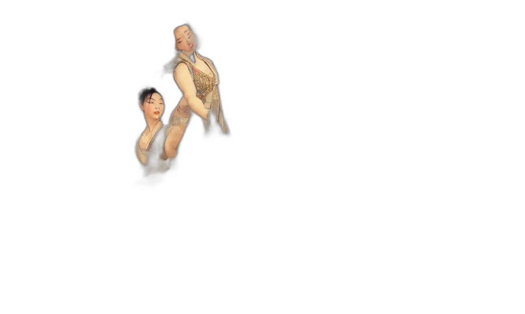 shoes, hair, creature, face transparent PNG cut-out