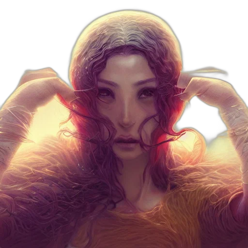 mask, face, creature, hair transparent PNG cut-out