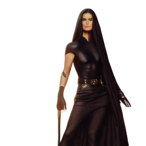 dress, concept art, fantasy art, comic book art transparent PNG cut-out