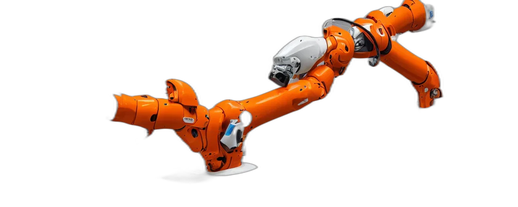 robot, weapon, concept art, 3d render transparent PNG cut-out