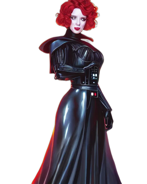 dress, robot, staff, concept art transparent PNG cut-out